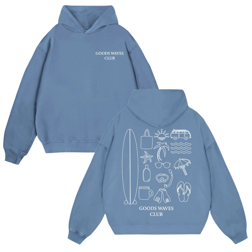 Lettucy Hoodie Boxy | Hoodie Boxy | Hoodie Boxy Good Waves