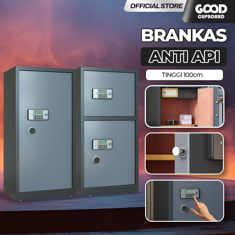 Brankas Besar Anti Api Brankas Uang Emas Dokumen  100-150cm Brankas Baja