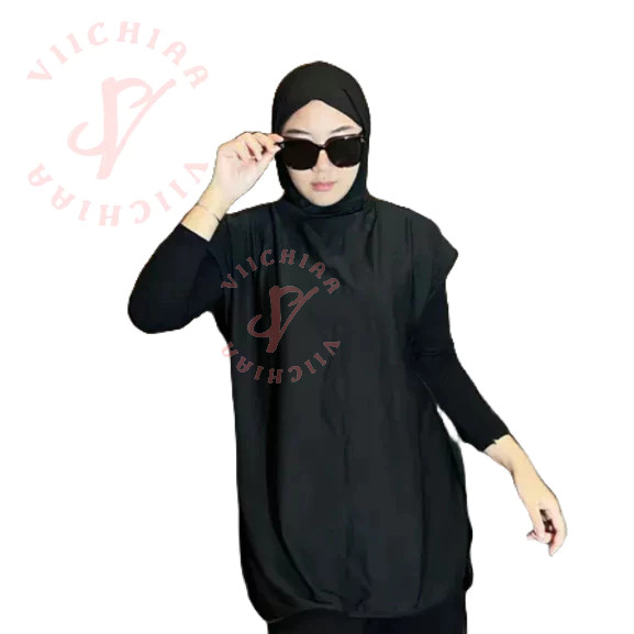 Hijab Sport Murah Wanita Kekinian / HIJAB ROMPI SPORTY Hoodie Syar'i / Jilbab Senam Sporty / Jilbab 