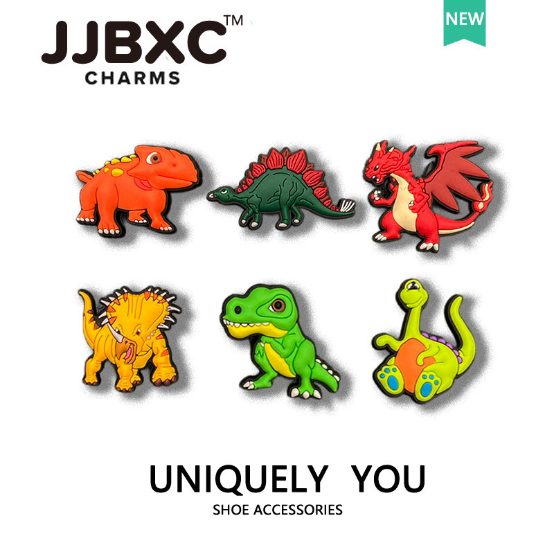 crocs jibbitz CHARM Shoe Buckle Shoe Accessories Dinosaur DIY Cartoon Shoe Buckle Accessories Jewelr