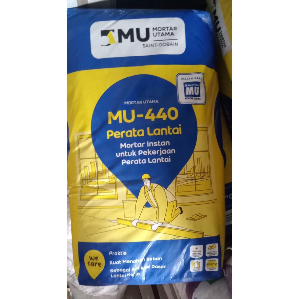 TERLARIS MORTAR UTAMA MU-440 PERATA LANTAI 40KG