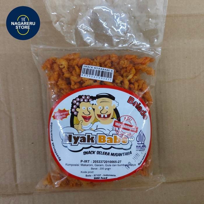 

Nyak babe makaroni fusilli balado 200gr