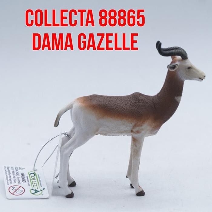 Collecta 88865 Dama Gazelle Antelop Nanger dama Mainan Binatang Miniature Hewan Animal Figurine Paja