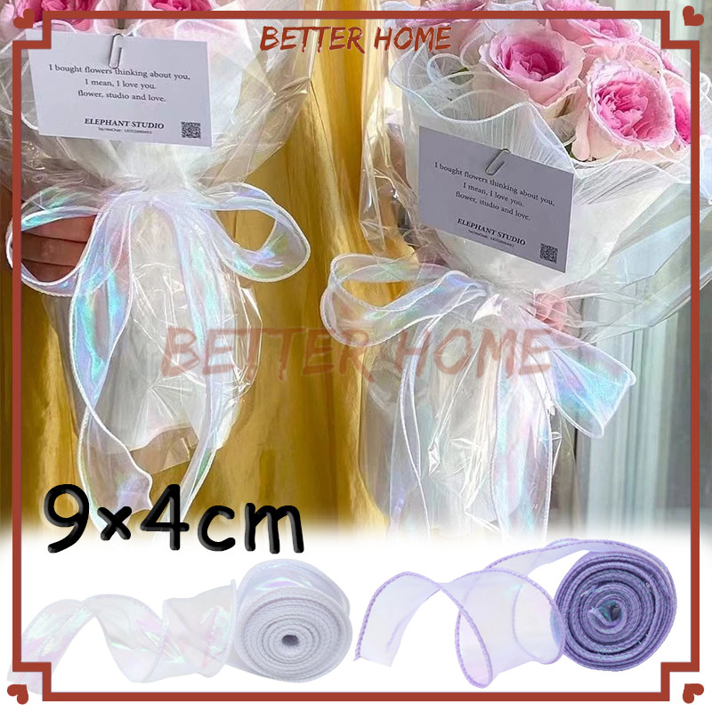

1 Roll Pita Fishtail 4cm Pita Korea Gelombang Ribbon Fishtail Pita Buket