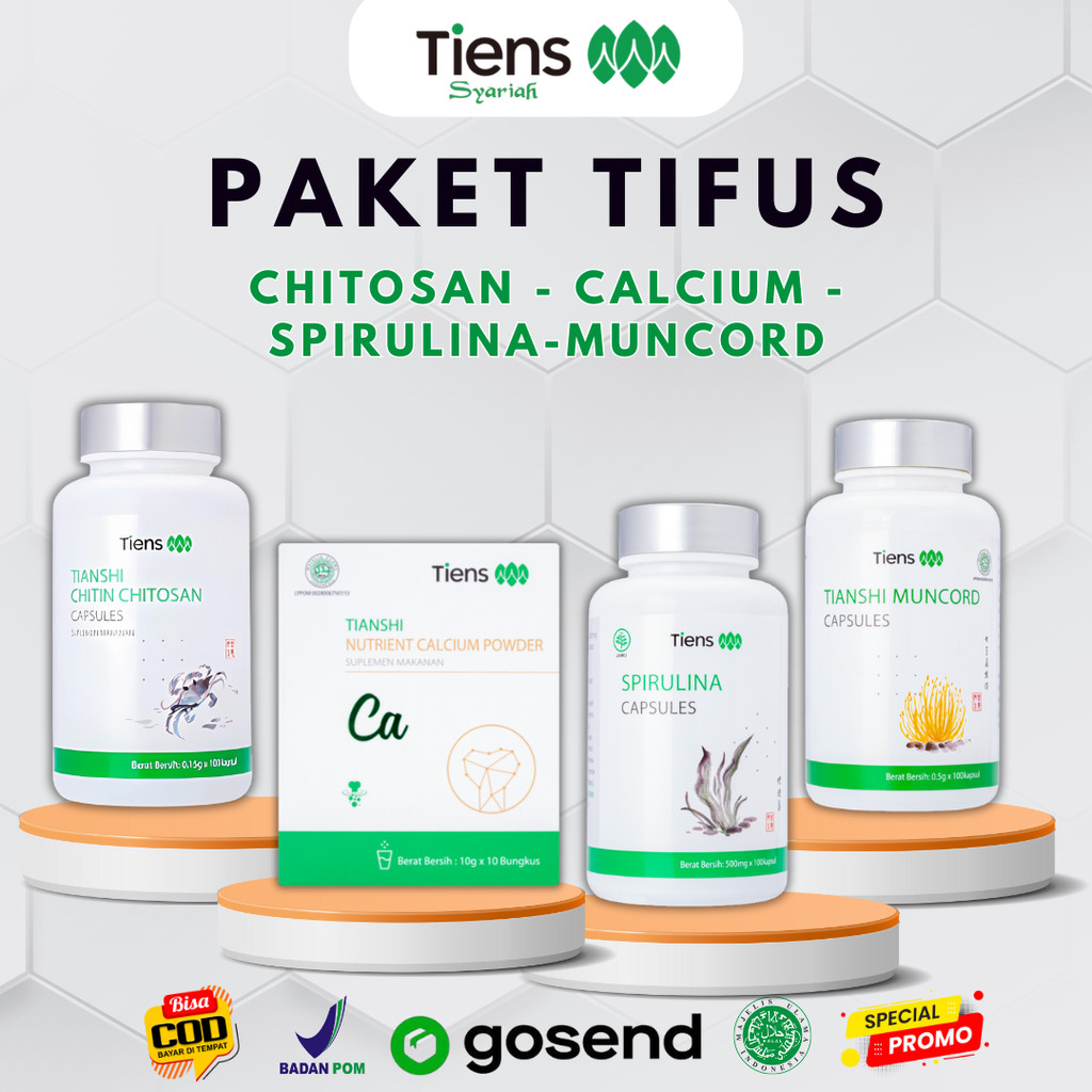 PAKET TIFUS TIPES TIENS 100% ORIGINAL HALAL BPOM