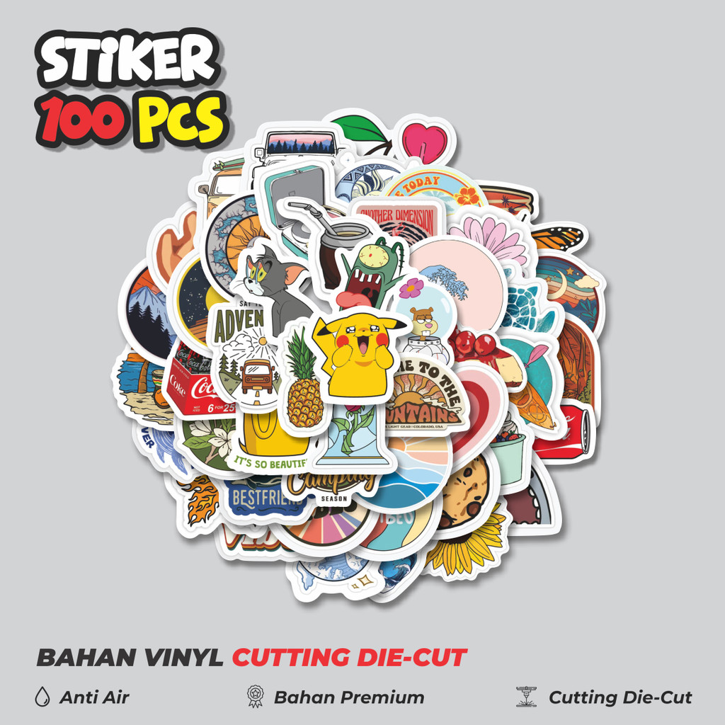 

Terbaru! 50 pcs Stiker VSCO Style Dekorasi Lucu Kreatif untuk Notebook, Skateboard, HP