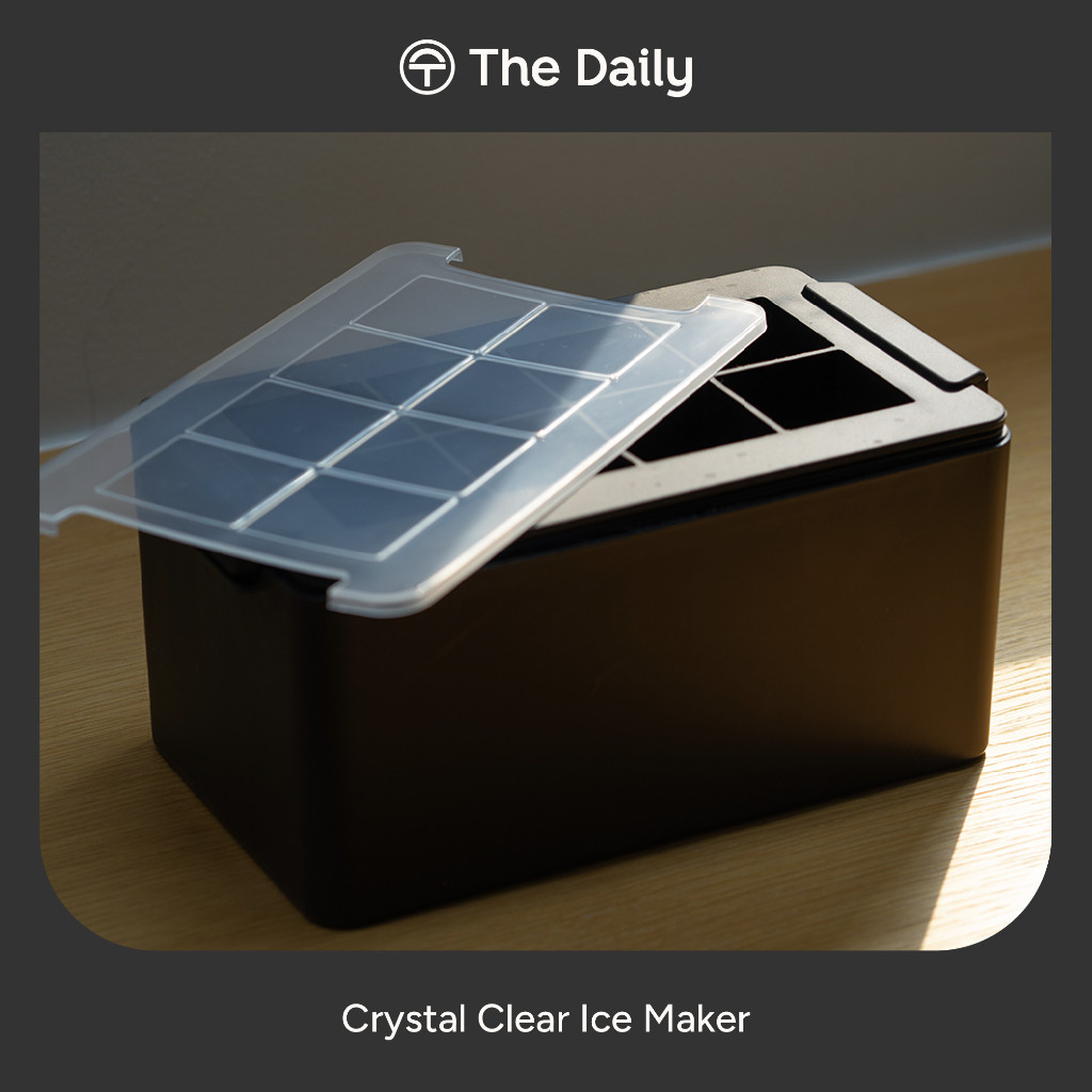 Crystal Clear Ice Maker - Cetakan Mold Pembuat Es Kristal Bening Ukuran Besar Tahan Leleh