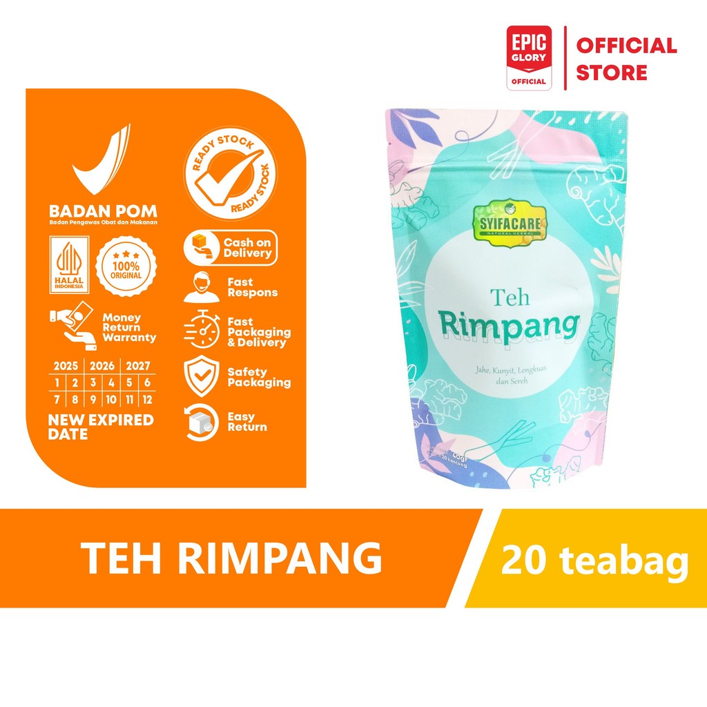 

Syifacare Teh Rimpang Celup Zaidul Akbar JSR Herbal Diet Detox Original 40 gr