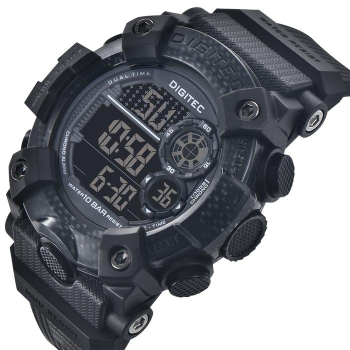 Digitec DG-5118T Jam Tangan Pria Digital Rubber 5118 Original DG5118 - Hitam