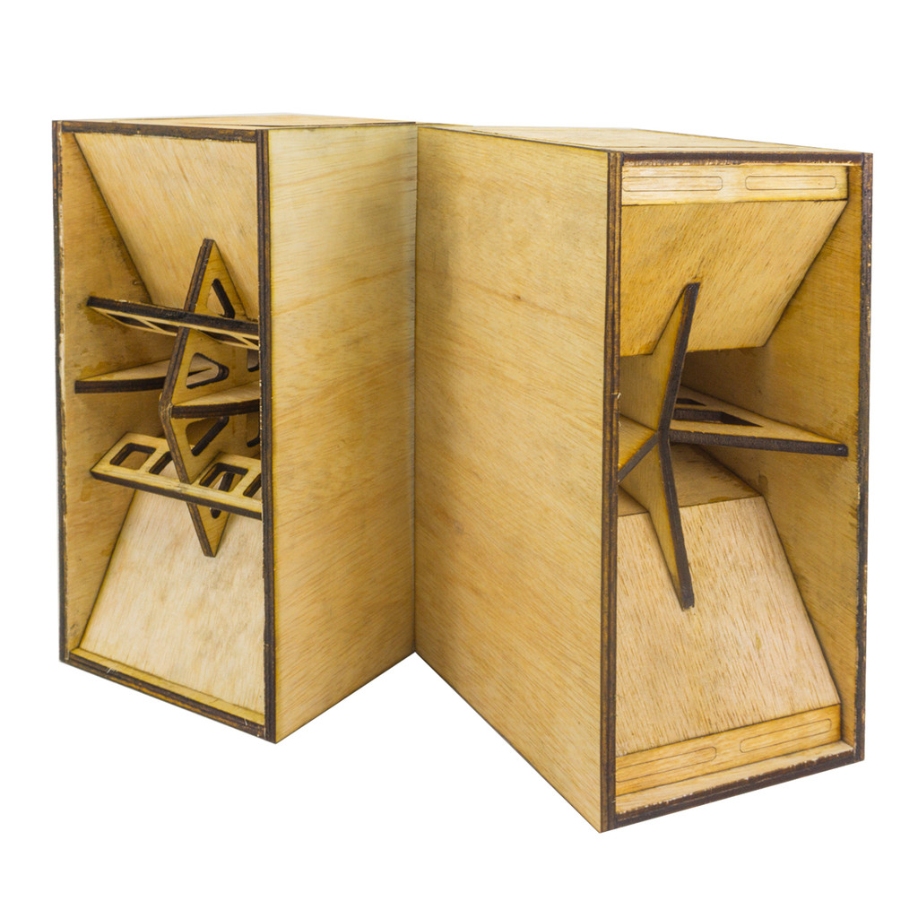 Box Speaker Subwoofer Horeg CLA KIMOCHI Bok Miniatur Sound System Double 3inch Triplek 5mm CNC Laser