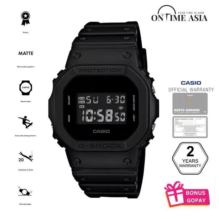 CASIO G-SHOCK DW-5600BB-1DR / DW 5600 ORIGINAL