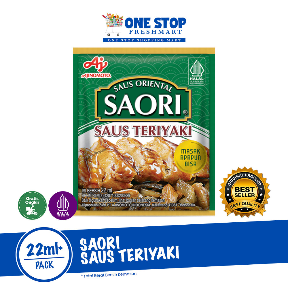 

SAORI SAUS TERIYAKI SACHET 22ML