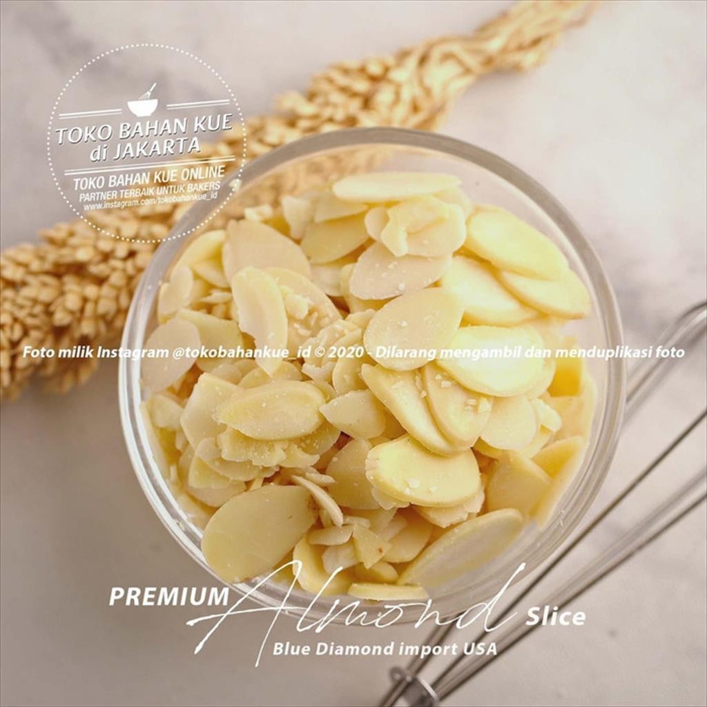 

Blue Diamond - Almond SLICE 250gr Kacang Almond iris Tipis Topping Kue