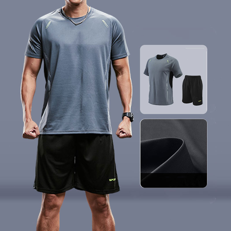 TERLARIS KAMB Set Baju Olahraga Pria Original Lari Badminton Running Jersey Gym