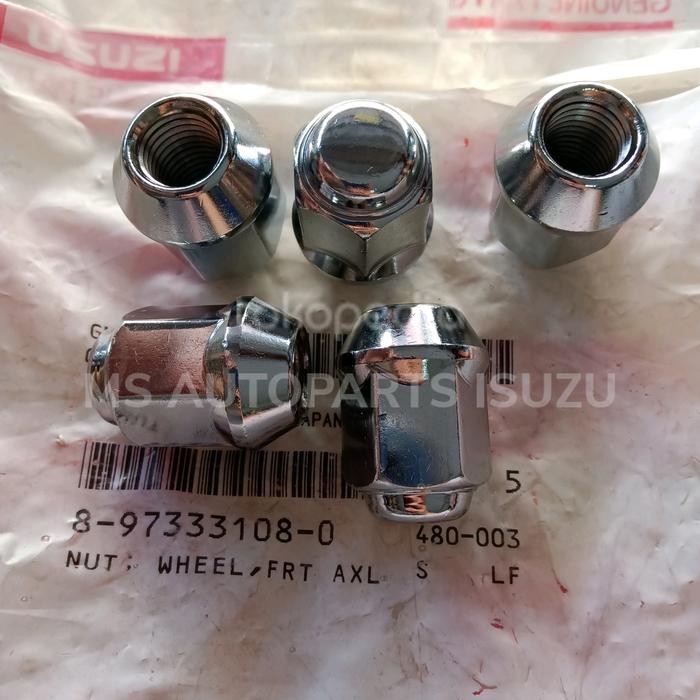 MUR NUT BAUT RODA ISUZU PANTHER DMAX MUX ORIGINAL NUT WHEEL FRONT AXLE