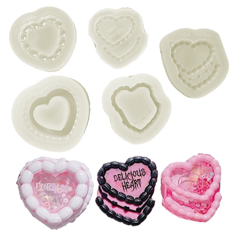 

DIY Silicone Epoxy Resin Mold Cake Storage Box Tanks Mold Resin Molds