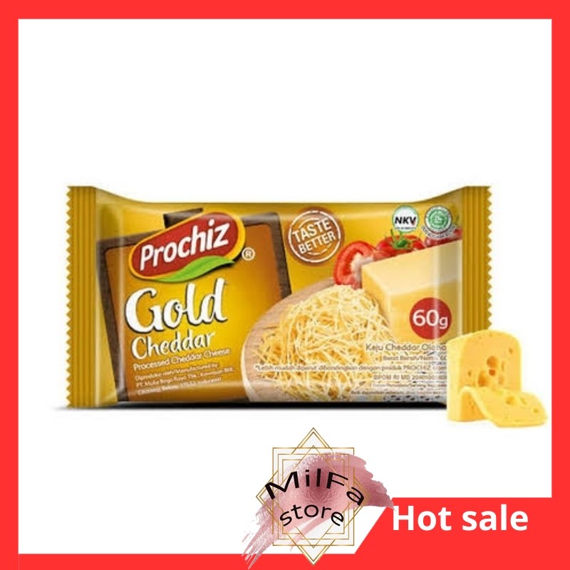 

MF1019 Keju Prochiz Gold Cheddar 60g