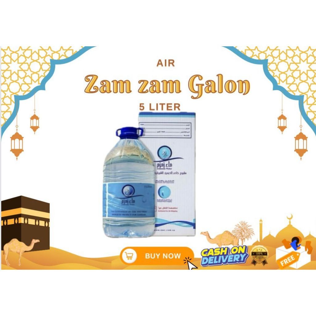 

Air zam zam Galon 5 liter