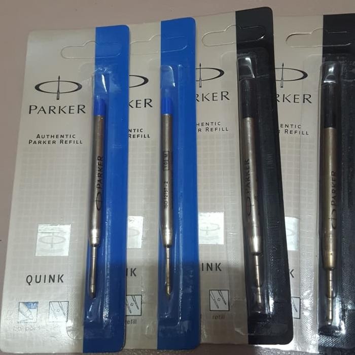 

Promo Refill Isi Ulang Pen Parker Ballpoint Uk. Medium Black / Blue Original - Hitam Terlaris