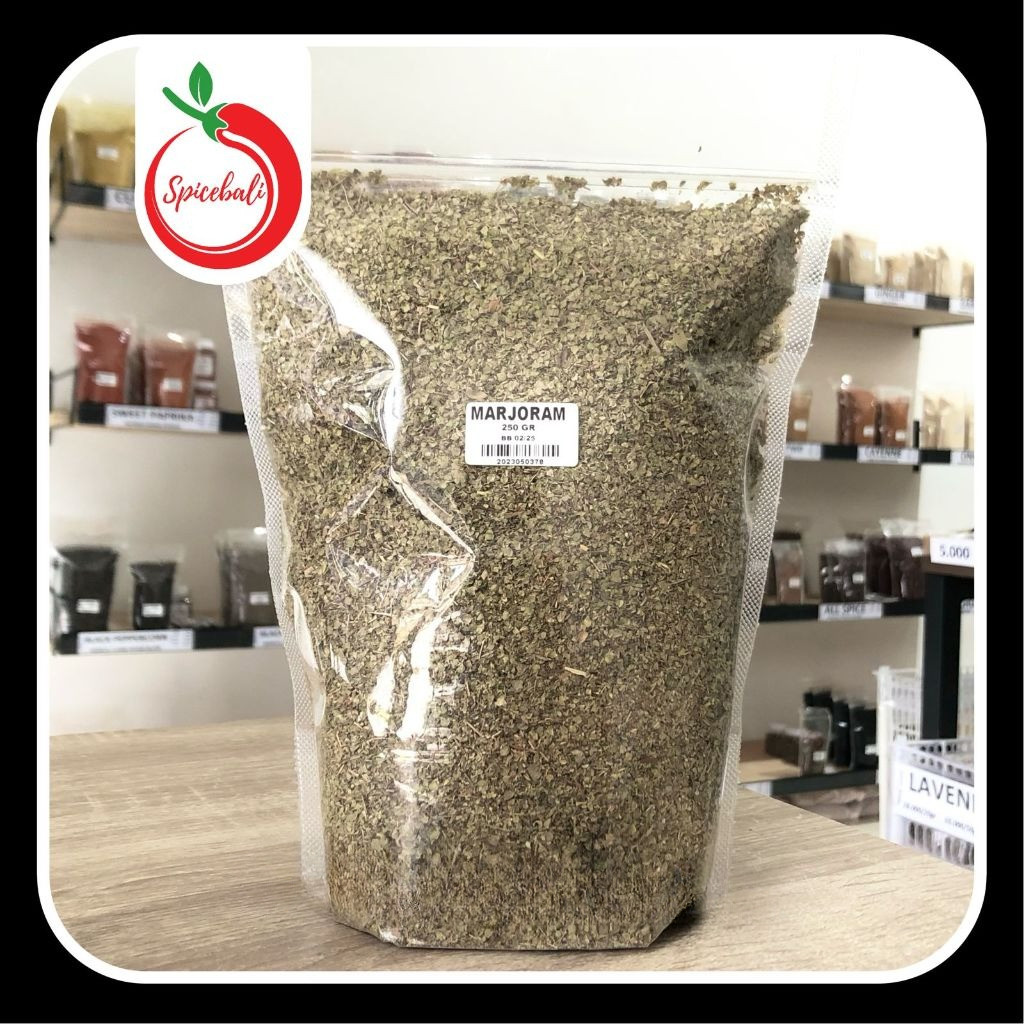 

Daun Marjoram Kering 250 gr / Dried Marjoram Flakes 250 gr / Dry Marjoram Leaves