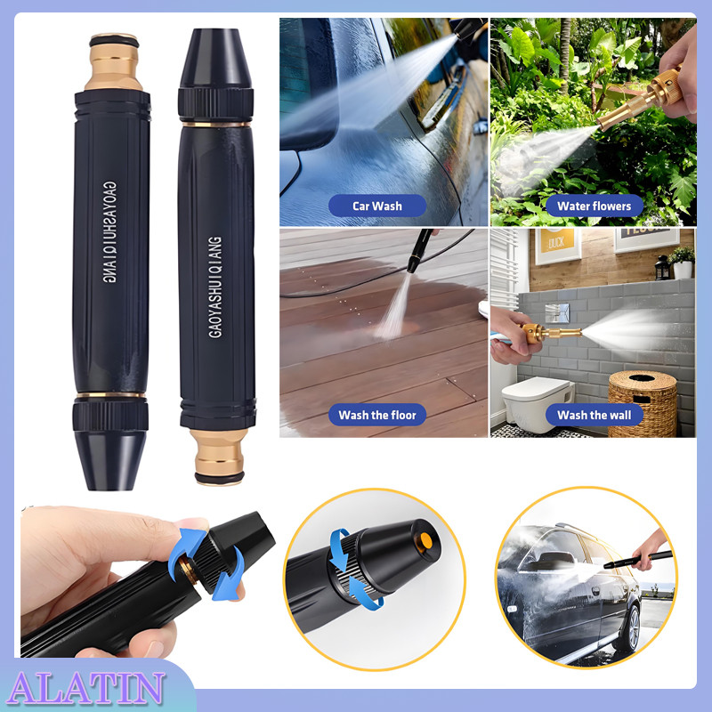 Semprotan Air Spray Steam Hose Nozzle / Semprotan Air Tekanan Tinggi Semprotan Tanaman Cuci Motor Mo