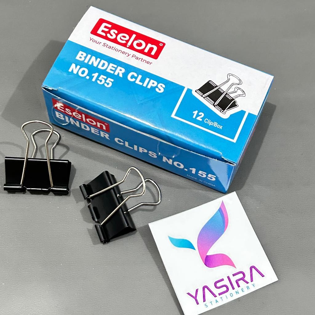 

Binder Clip No. 155 Kertas Hitam