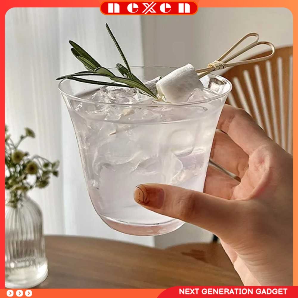 Gelas Whisky Wide Mouth Japanese Thin Rock Glass 250ml - CG136