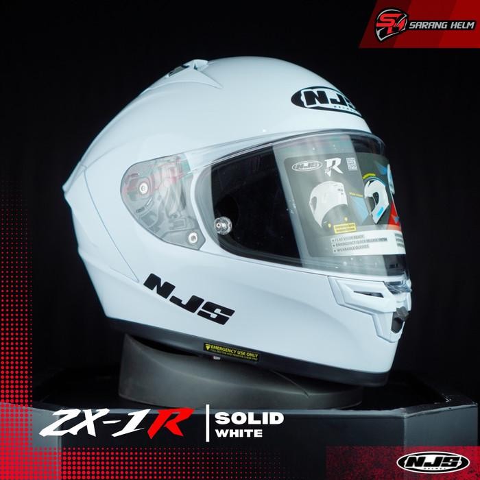 Mumpung Murah NJS ZX-1R Solid - Helm Fullface | NJS ZR | NJS Fullface | ZR Polos | Helm NJS Ori | SN