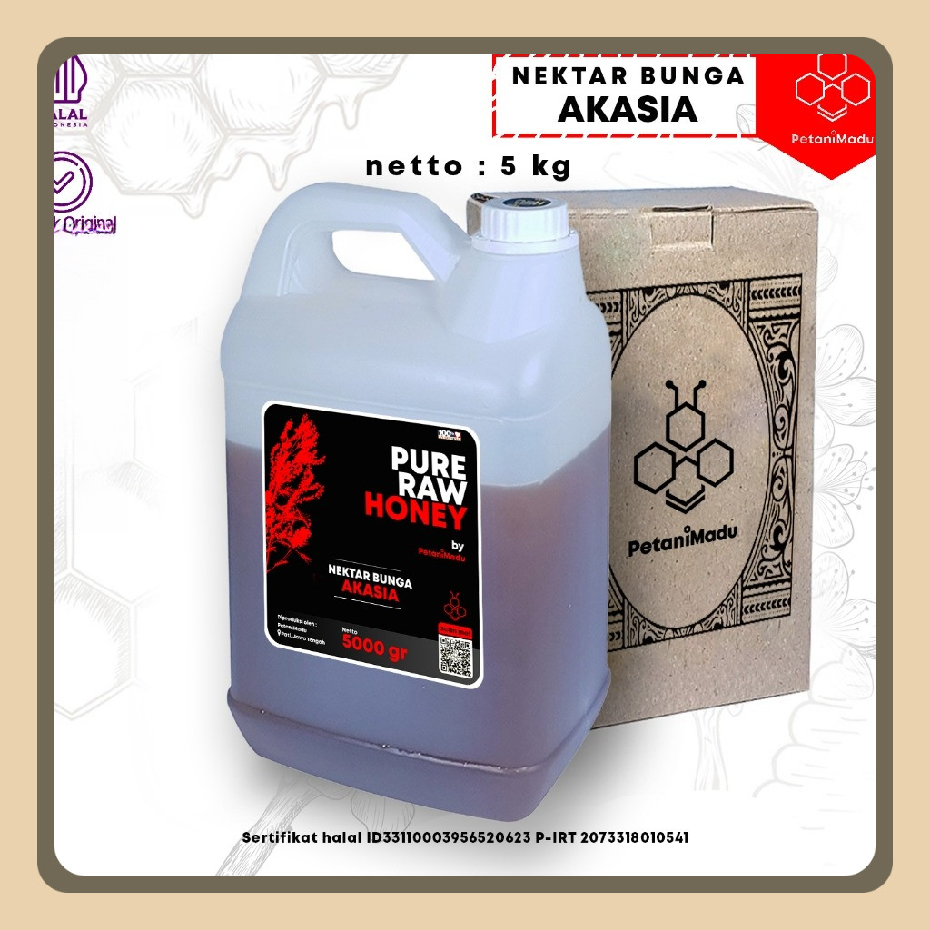 

GROSIR | 5 KG - Madu Asli Murni Hutan Akasia Original Honey 100%