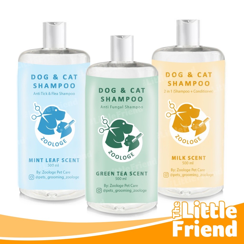 Shampoo Conditioner 2in1/Anti Jamur/Anti Kutu Khusus Anjing Kucing Wangi Harum Kualitas Terbaik - Sh