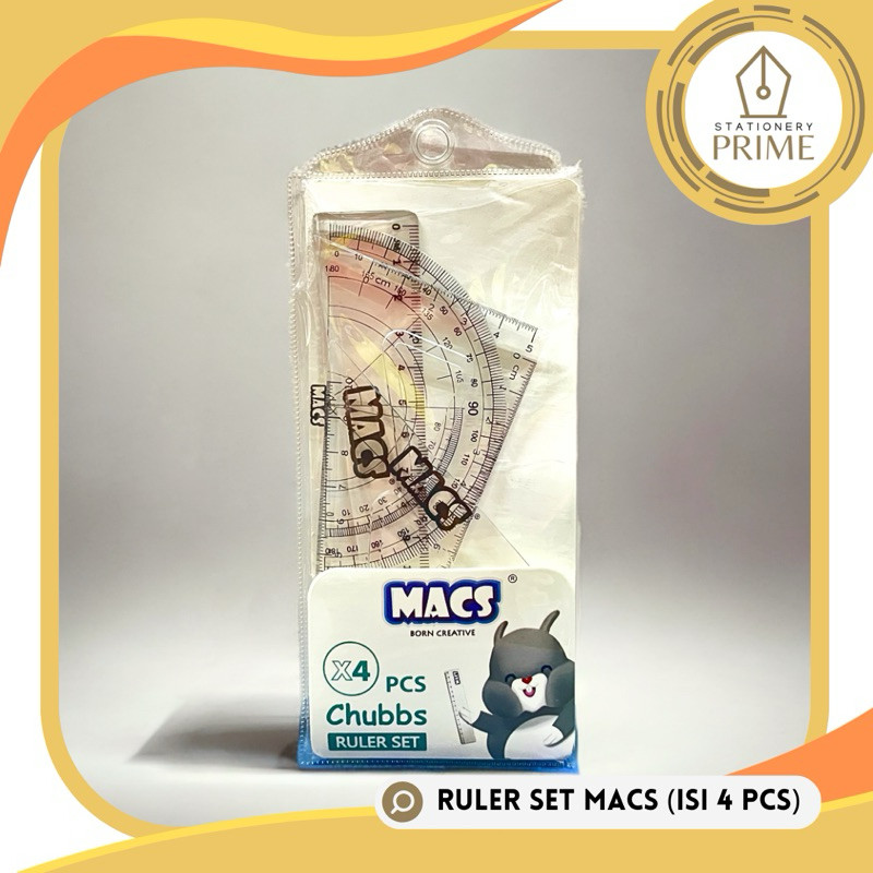 

Penggaris Set / Ruler Set MACS (isi 4 pcs) [SET]