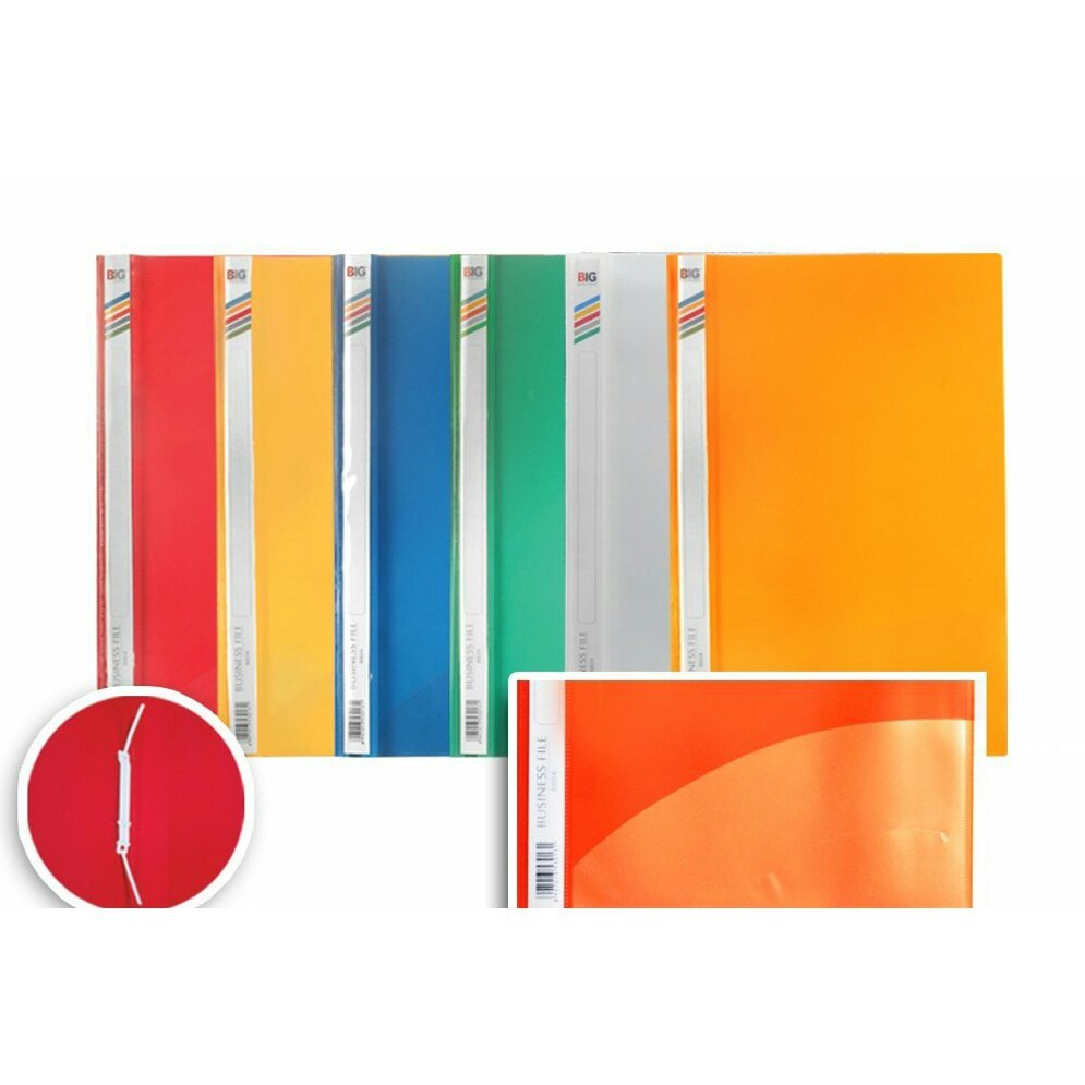 

Map Plastik / Business File + Pocket F4 BIG 8804 bermacam varian warna