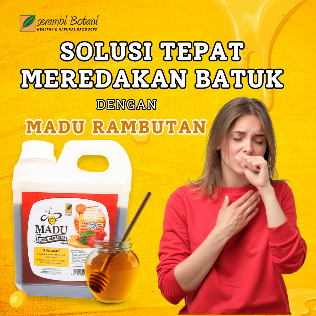 

NEW Madu Rambutan 1kg - Obat Batuk Alami PREMIUM