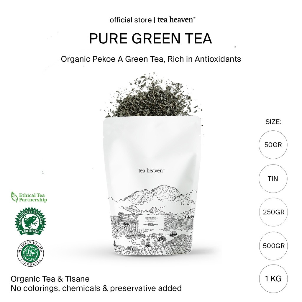 

NEW Tea Heaven Indonesian Pekoe Green Tea PREMIUM