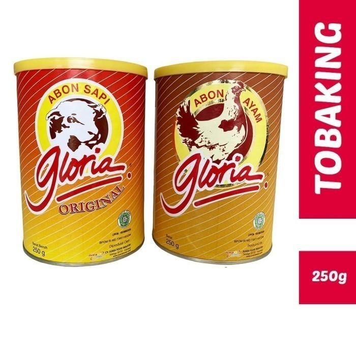

Abon Sapi Ayam Gloria 250gr Abon Kaleng Gloria - Sapi