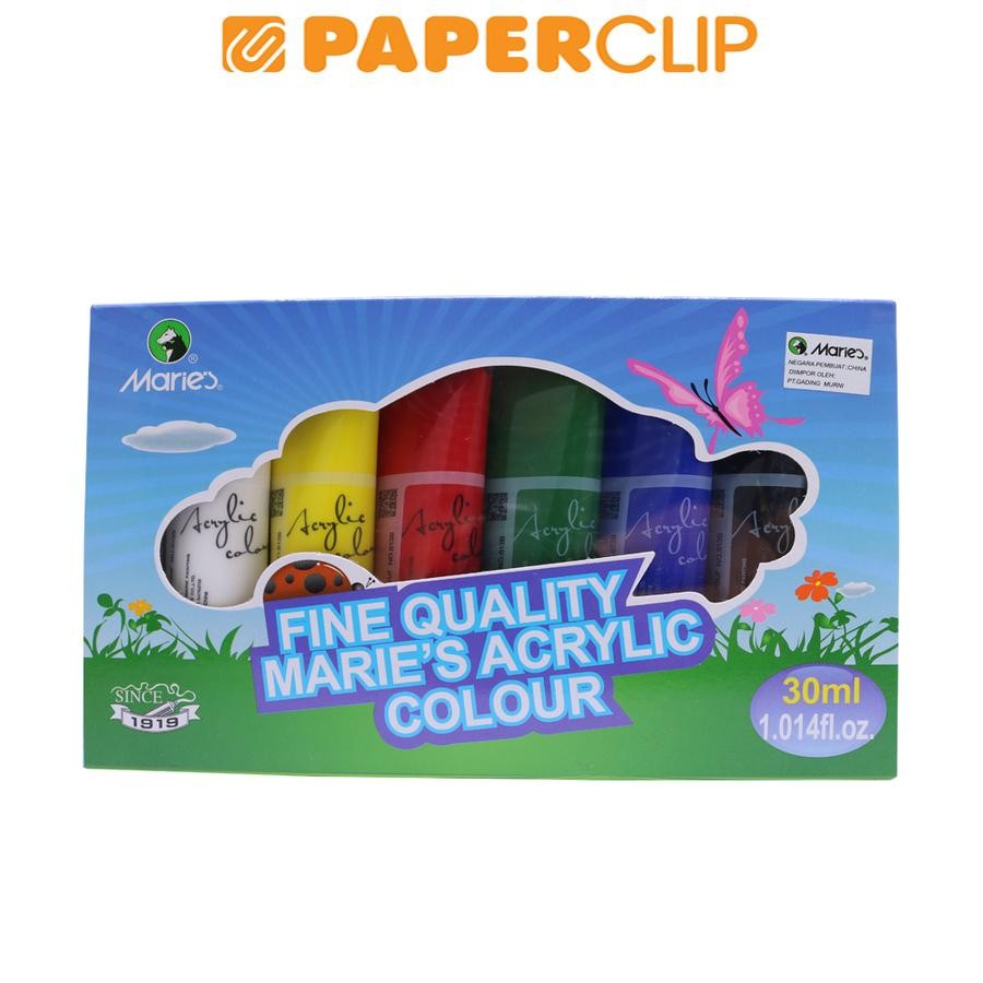

CAT ACRYLIC MARIES 81306B 30ML SET 6C