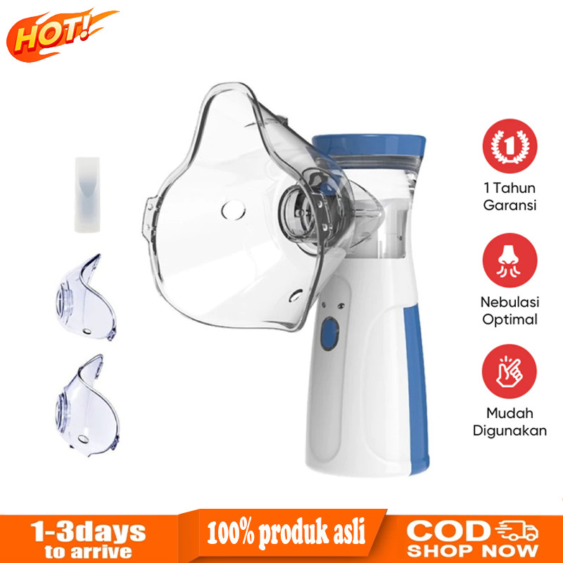 Nebulizer Portable Mesh Alat Uap Bantu Pernafasan Asma Inhalasi/Nebulizer Portable Mesh Alat Uap Ban