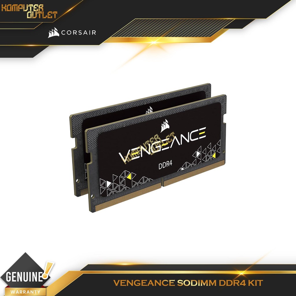 Corsair CMSX32GX4M2A3200C22 DDR4 32GB Kit (2x16GB) 3200 Mhz CL22 Ram Laptop So-Dimm | CMSX32GX4M2A-3