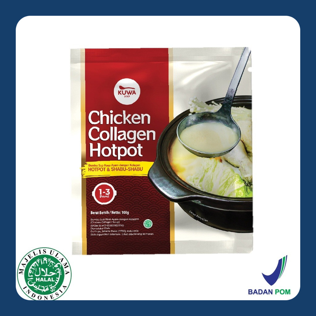 

KUWA Chicken Collagen Hotpot - Kaldu Sup Ayam Kolagen - 100g
