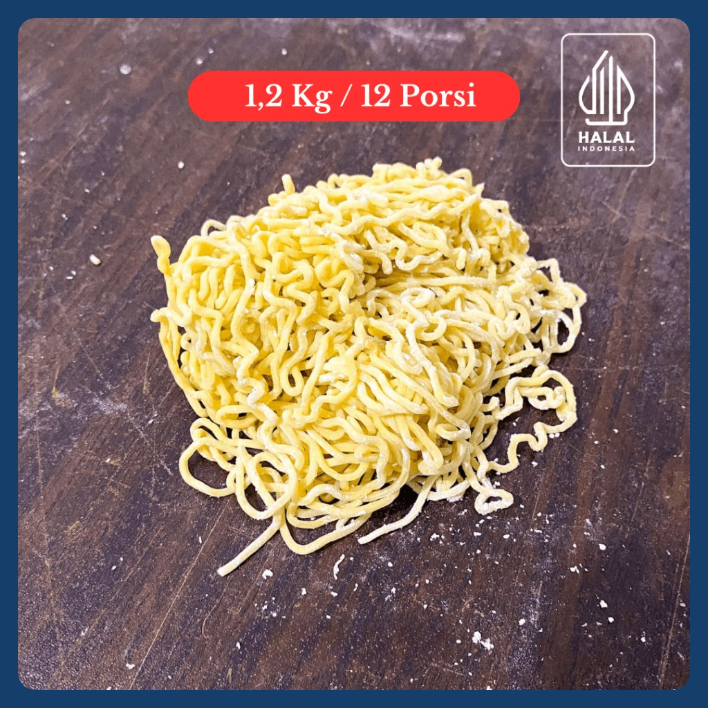 

Mie Mentah Keriting Telur Ayam Super 12 Porsi