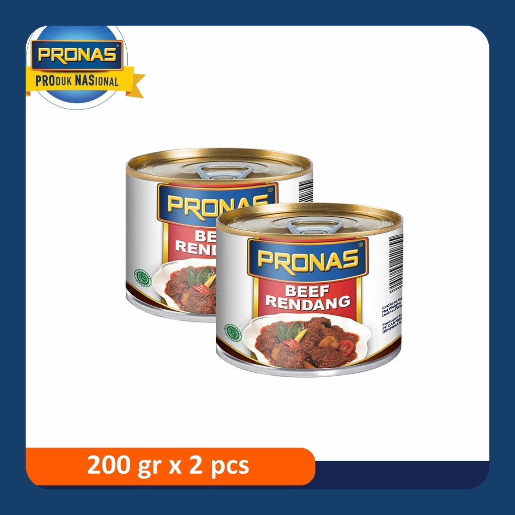 

PRONAS Rendang Daging Sapi 200 g dengan kemasan EOE bundling 2 pcs