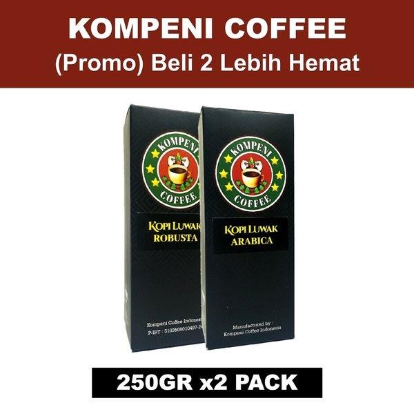 

[BEST SELLER]Promo Paket Kopi Luwak Double 500gr - Kompeni Coffee - Sesuai Paket, Biji