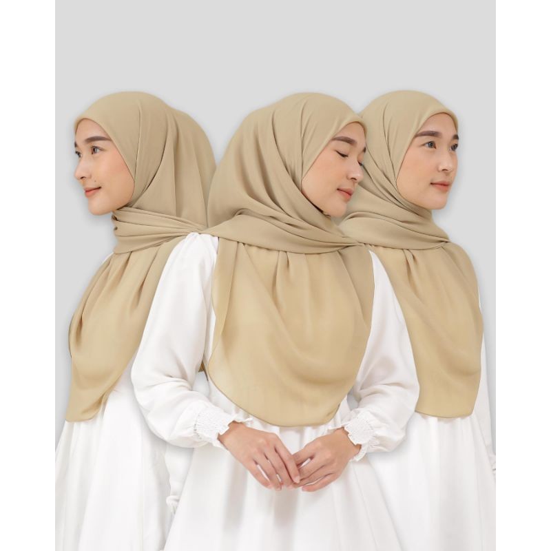 Hijab segiempat voal curve/Hijab voal malay