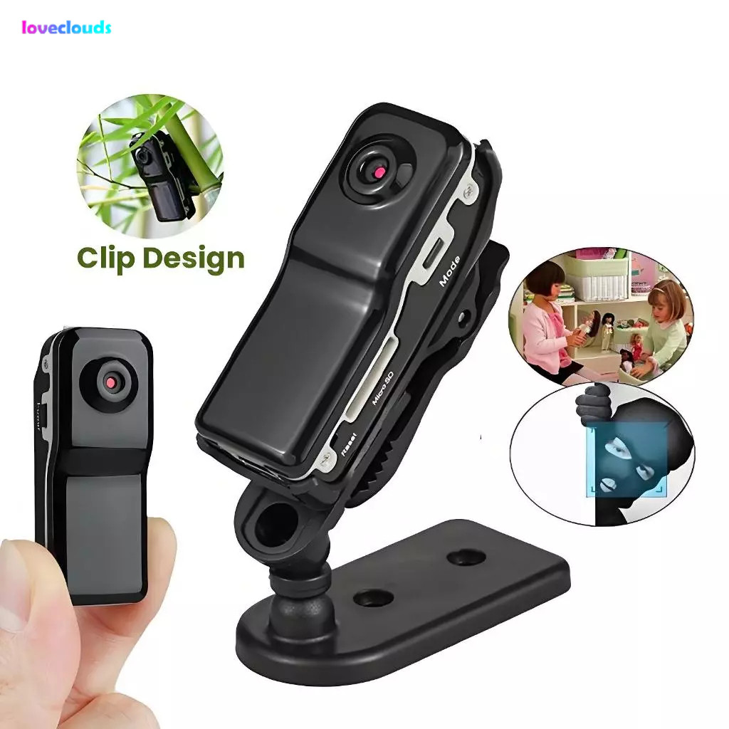Loveclouds Camera HDVR mini MD80 Mini kamera smart Kamera Pengintai Digital Spy Kamera Video Foto Vo