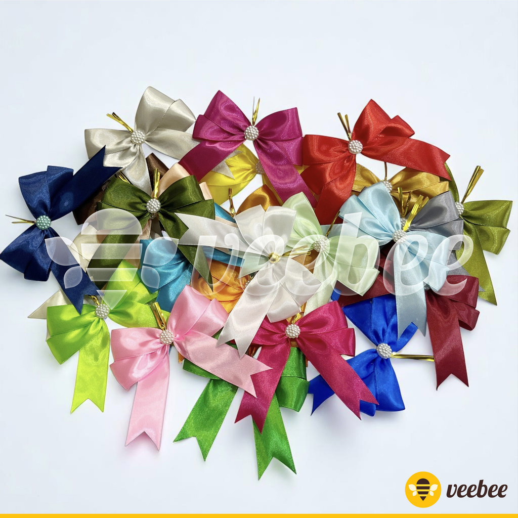 

Pita susun 1 Monte/ Pita hias hampers ulang tahun pernikahan pertunangan/ pita hias natal lebaran agustusan