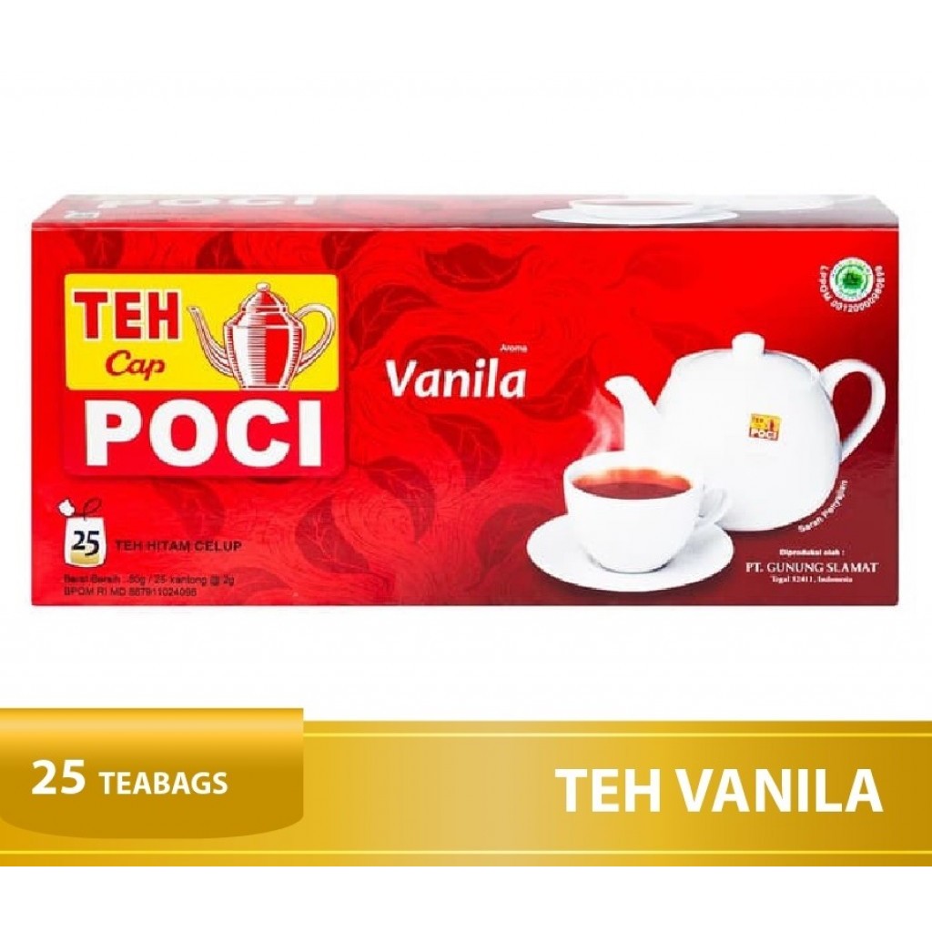 

[Teh] Poci Teh Celup Vanila - Kotak isi 25bag