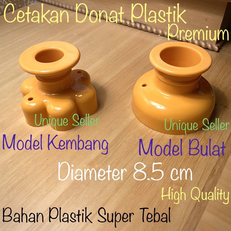 Cetakan Donat Jco Model Kembang Bulat Hati / Cetakan Donat Plastik / Donut Cutter Plastik Tebal / Do