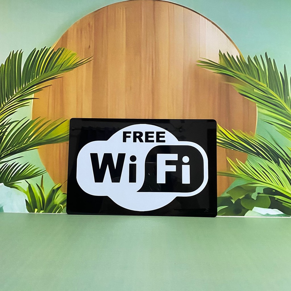 

YS Free Wifi Sign In Acrylik sudah Free Perekat tinggal pasang