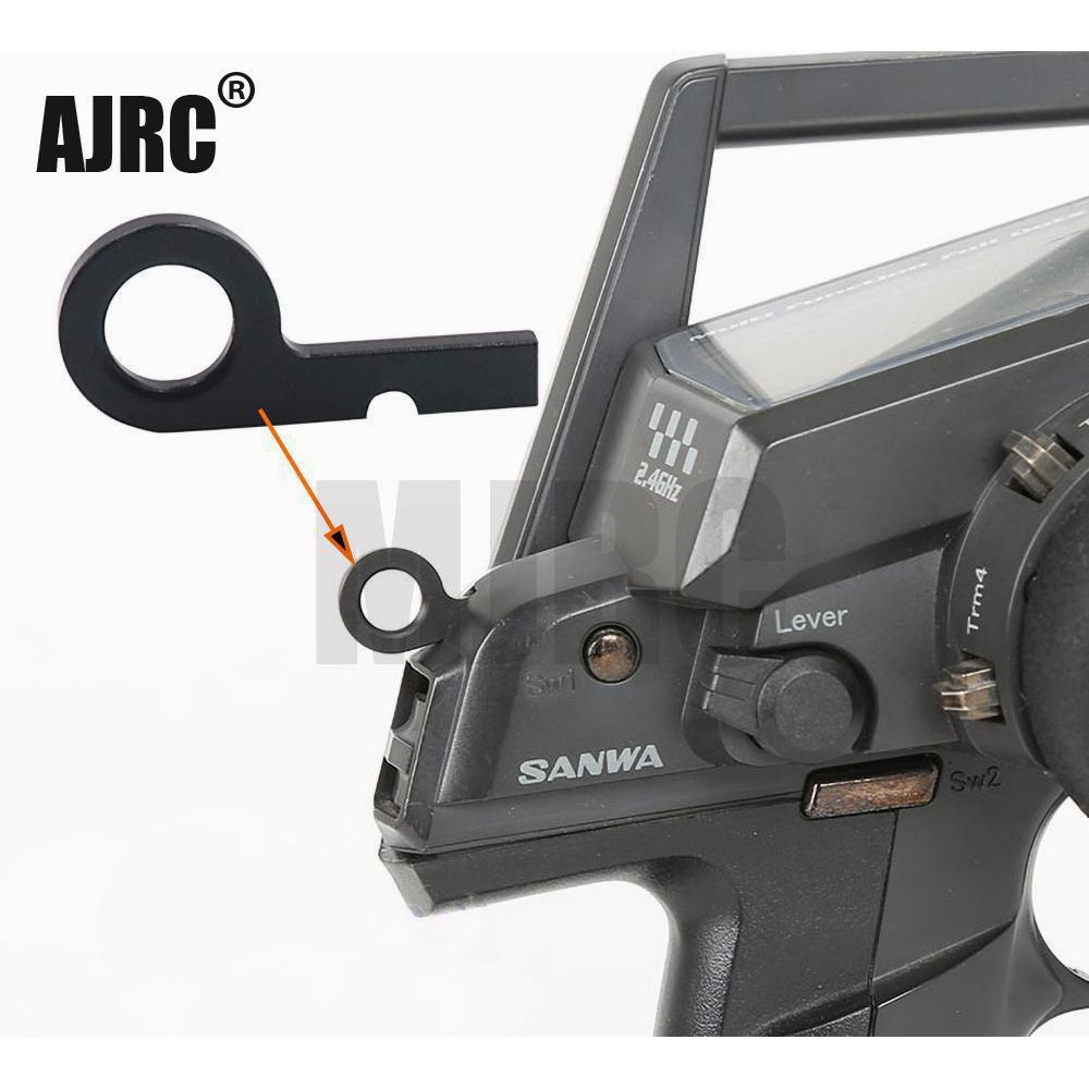 Sanwa Aluminum transmitter lanyard metal hook for RC remote control Sanwa radio system M12/M12S/RS/S