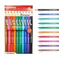 

mdn Penciltic Pen Zebra Warna 10 Colours - 0.4 mm / Pulpen Fineliner Set 10 Warna